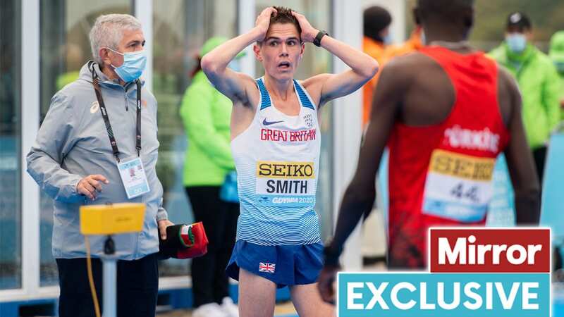 Jake Smith after finishing 18th in the 2020 World Half Marathon Championship in Gdynia, Poland - a breakthrough result for an athlete who now wants to qualify for the Olympics.