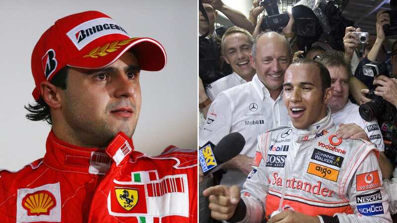 Lewis Hamilton beat Felipe Massa (left) to the 2008 F1 title (Image: Getty Images)