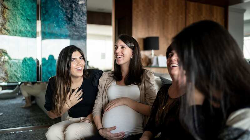 The woman wanted to reveal to friends and family that she was pregnant (stock image) (Image: Getty Images)