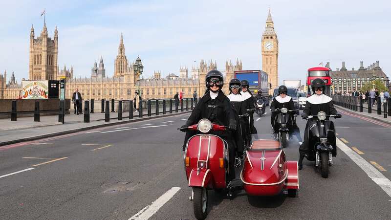 London drivers left saying their prayers - as nuns on mopeds take to the streets