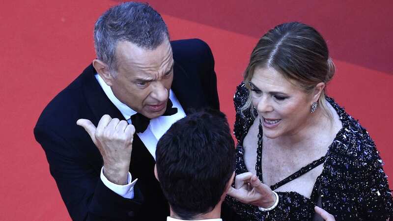 Tom Hanks and Rita Wilson on the red carpet (Image: AFP via Getty Images)