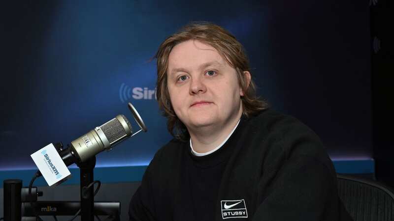 Lewis Capaldi presented with eye-catching papier-mache statue of himself