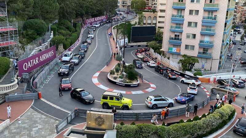 The famous Loews hairpin – still open to the public on the eve of the race weekend (Image: Daniel Moxon/Daily Mirror)