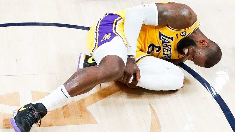 LeBron James played through a torn tendon in his foot during the NBA playoffs (Image: Los Angeles Times via Getty Images)