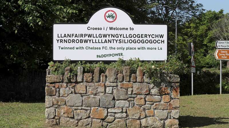 Paddy Power hijacked the Welsh village sign after Chelsea