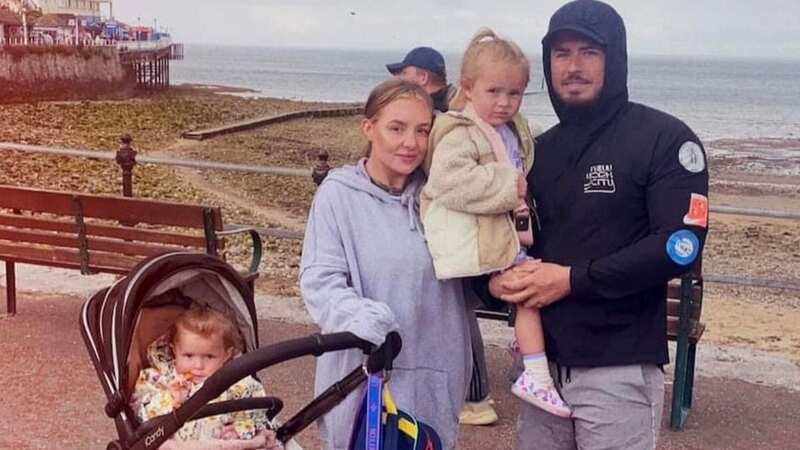 Melissa Kinsella, from Moreton, with her partner Jay Smith and two children (Image: Handout)