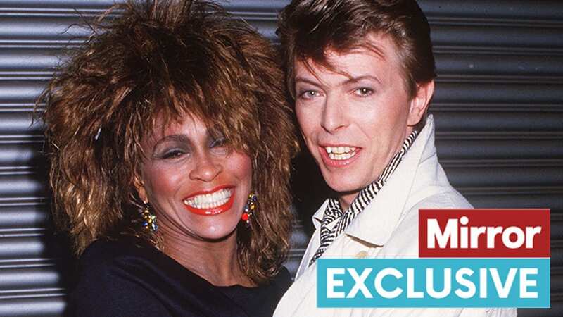 Tina with David Bowie in 1986 (Image: MirrorPix)