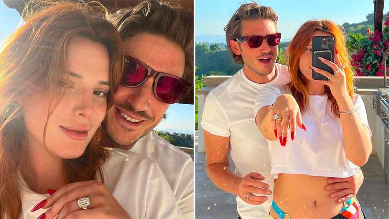Bella Thorne is engaged to Mark Emms (Image: Instagram)