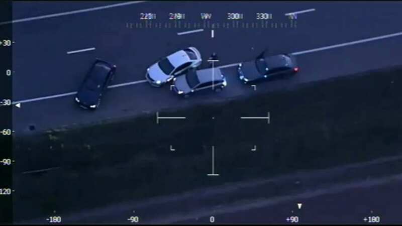 Horrifying moment driver speeds wrong way down one of UK