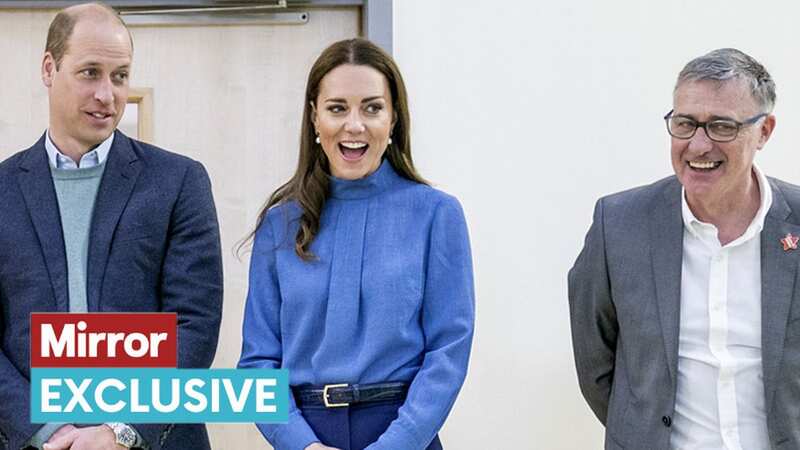 Kate and William with Paul Carberry at an event last year (Image: PA)