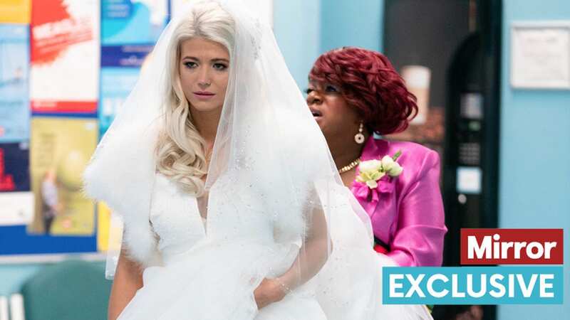 Lola Pearce (Danielle Harold) ties the knot (Image: BBC/Jack Barnes/Kieron McCarron)