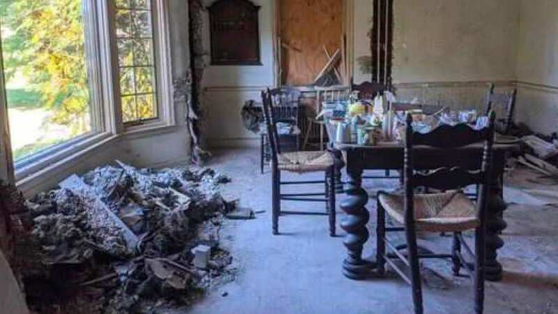 The home has been left abandoned for around ten-years (Image: MediaDrum)