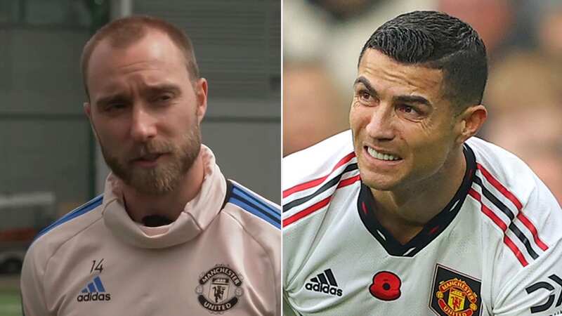 Christian Eriksen has opened up on Cristiano Ronaldo (Image: Manchester United)