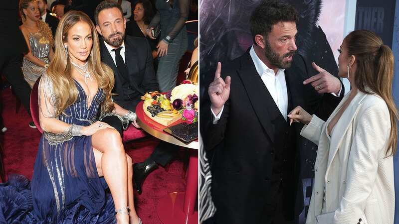 Jennifer Lopez and Ben Affleck looked tense