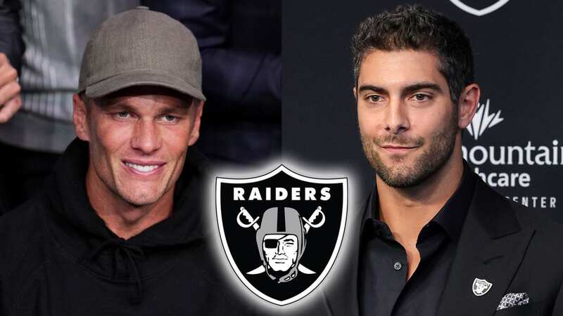 Tom Brady and Jimmy Garoppolo seem set to be reunited in Las Vegas with the Raiders sooner rather than later