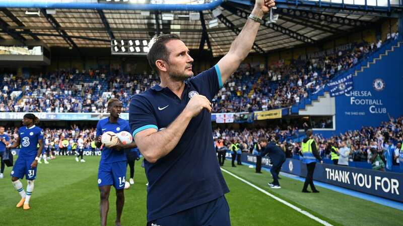 Frank Lampard salutes the Chelsea supporters after the draw with Newcastle.