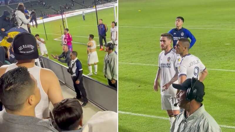 LA Galaxy manager Greg Vanney had to confront angry fans after the team