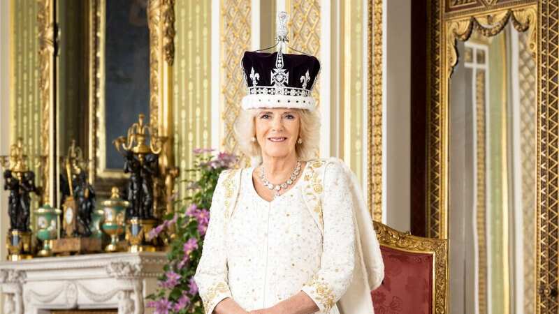 Camilla is known as the Queen rather than the Queen Consort (Image: BUCKINGHAM PALACE/AFP via Getty)