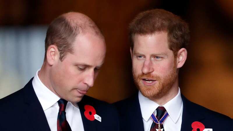 Princes William and Harry were reunited at their grandfather