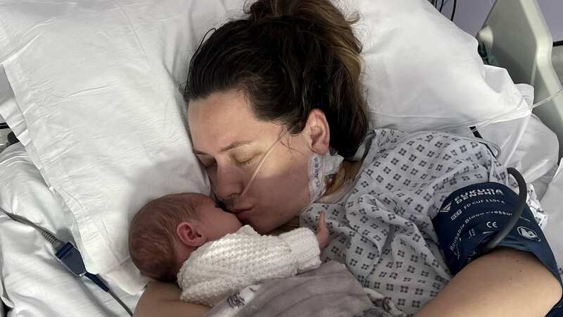 Charleigh Chatterton with baby Alessia (Image: Charleigh Chatterton / SWNS)