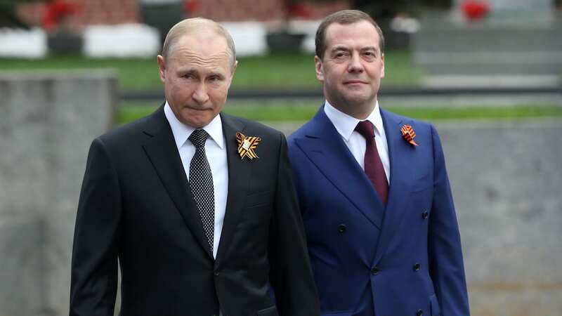 Dmitry Medvedev, a close ally of Vladimir Putin, has described the UK as an "eternal enemy" (Image: Getty Images)