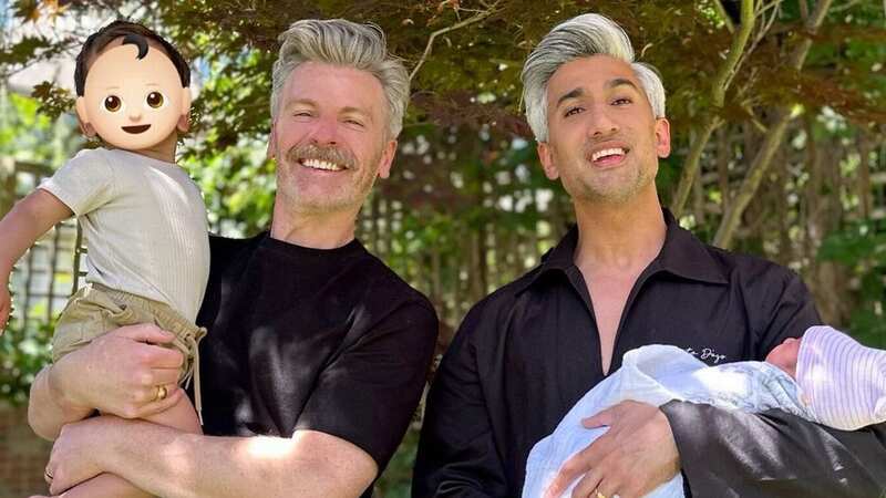 Queer Eye star Tan France has welcomed his second child via surrogate with his husband Rob (Image: @tanfrance/Instagram)