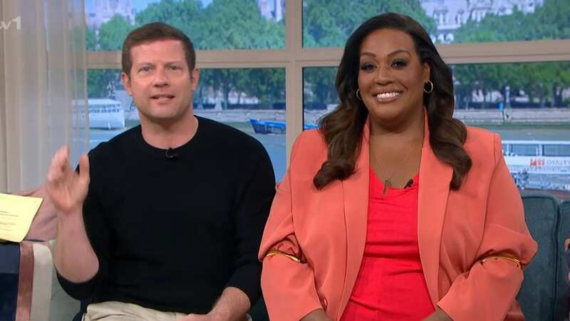 Alison with Dermot on This Morning (Image: ITV1)