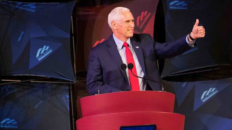 Mike Pence will run against his former boss, Donald Trump (Image: AFP via Getty Images)
