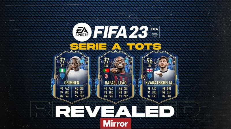 FIFA 23 Serie A TOTS squad revealed with Victor Osimhen and Rafael Leao (Image: EA SPORTS)