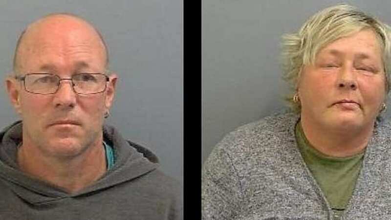 Martin and Dianne Bayes have been jailed for almost 30 years (Image: Bedfordshire Police / SWNS)