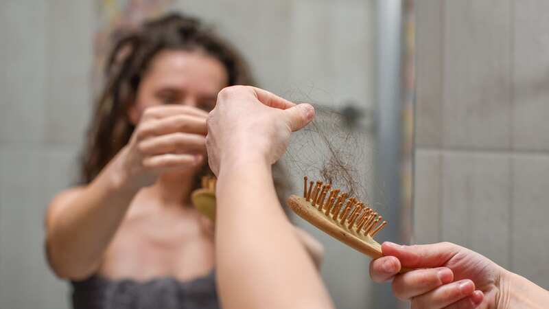 Hair loss can be a warning sign of advanced liver disease (Image: Getty Images)
