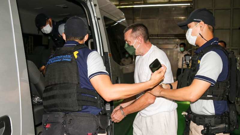 Richard Wakeling was arrested by the Royal Thai Police at a Bangkok garage as he went to collect his car after repair (Image: PA)