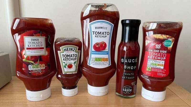 Five brands of red sauce were put to the test (Image: Lynette Pinchess/Nottinghamshire Live)
