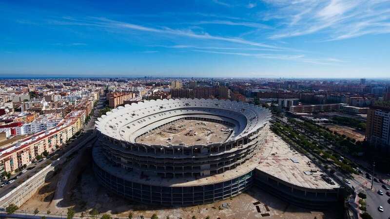 The shell of the Nou Mestalla stadium in Valencia (Image: Getty Images)