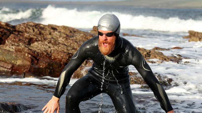 Sean Conway is aiming to beat the 101 consecutive triathlons set by American James Lawrence in 2021 (Image: PA)
