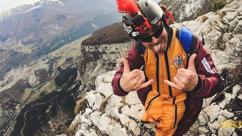 Mark Andrews, 65, died after falling from a mountain in Italy (Image: Instagram/learntobasejump)