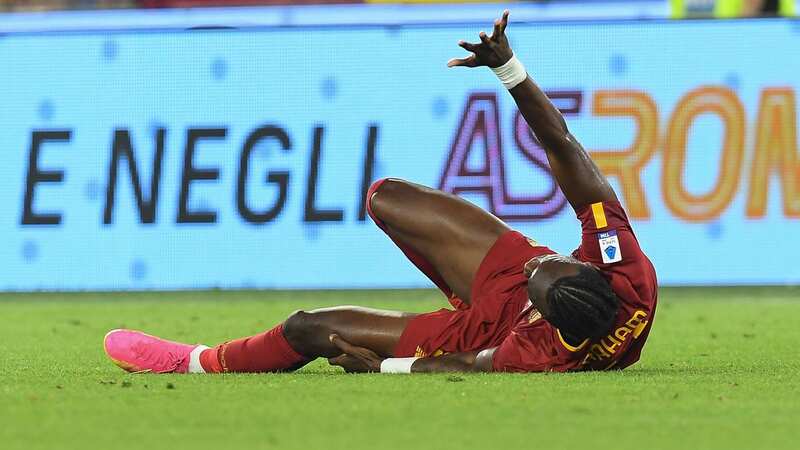 Tammy Abraham suffered a horror knee injury in the final game of Roma