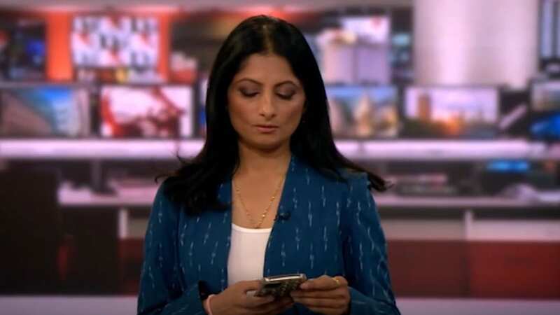 BBC News presenter caught off-guard as viewers spot live on-air blunder