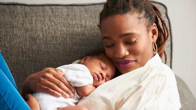 The woman changed her baby