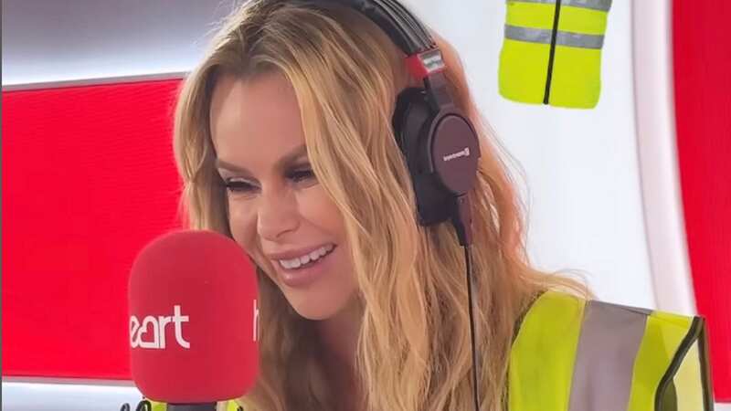 Amanda Holden hosts Heart Breakfast hungover with only two hours sleep after BGT