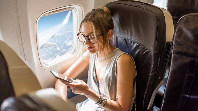 Your video call needs to wait, according to this flight attendant (stock photo) (Image: Getty Images/iStockphoto)