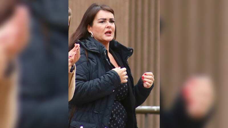 Donna Wells outside court (Image: Handout)