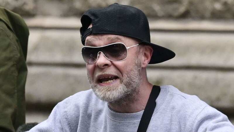 East 17 bandmember Brian Harvey was spotted as Prince Harry returned to court (Image: James Veysey/REX/Shutterstock)