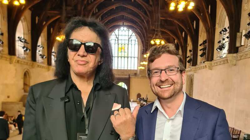 Tory MP Alexander Stafford tweeted a picture posing with Gene Simmons from Kiss