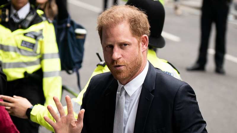 The Duke of Sussex arrived at the Rolls Buildings in central London on Wednesday to give evidence (Image: PA)