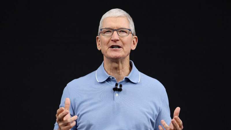 Tim Cook speaks before the start of the Apple Worldwide Developers Conference on June 5, 2023 (Image: Getty Images)