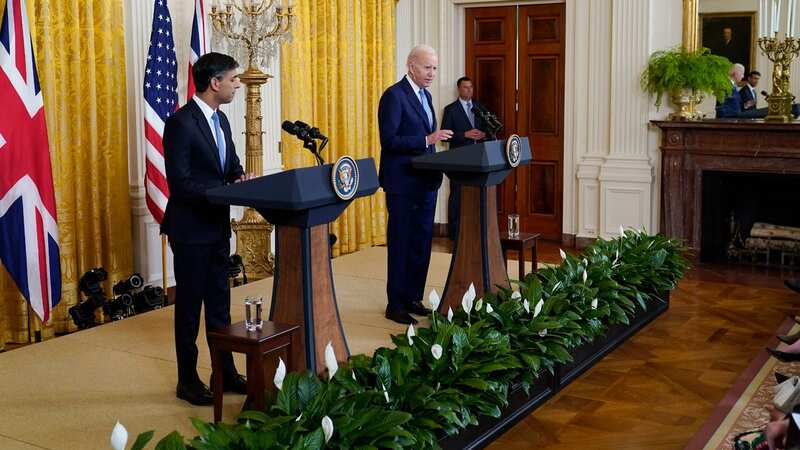 Rishi Sunak and Biden announce Atlantic Declaration but still no free trade deal