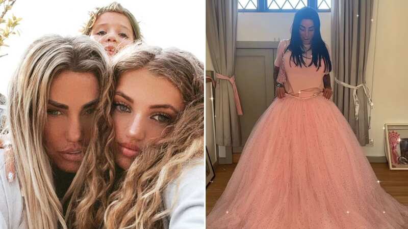 She had planned to give the dress to her daughters (Image: Instagram)