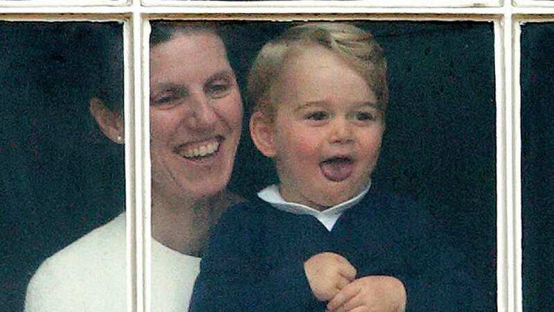 Ms Borallo pictured with Prince George watching the Trooping the Colour in 2015 (Image: Getty Images)