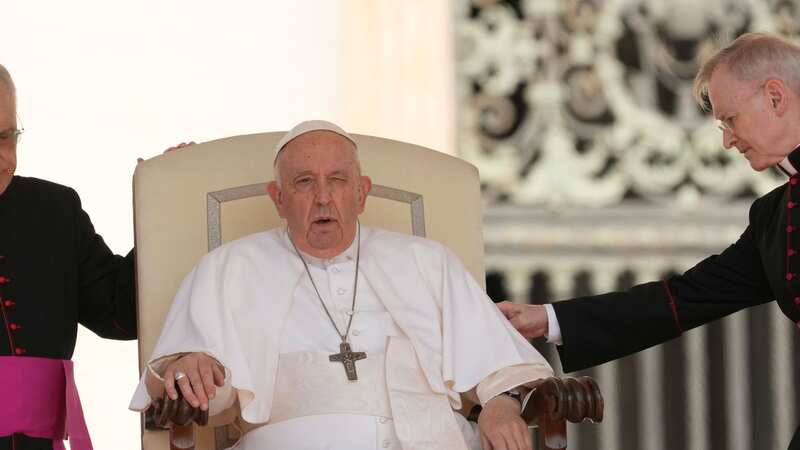 Pope Francis has been in hospital for three days after undergoing hernia removal surgery (Image: AP)